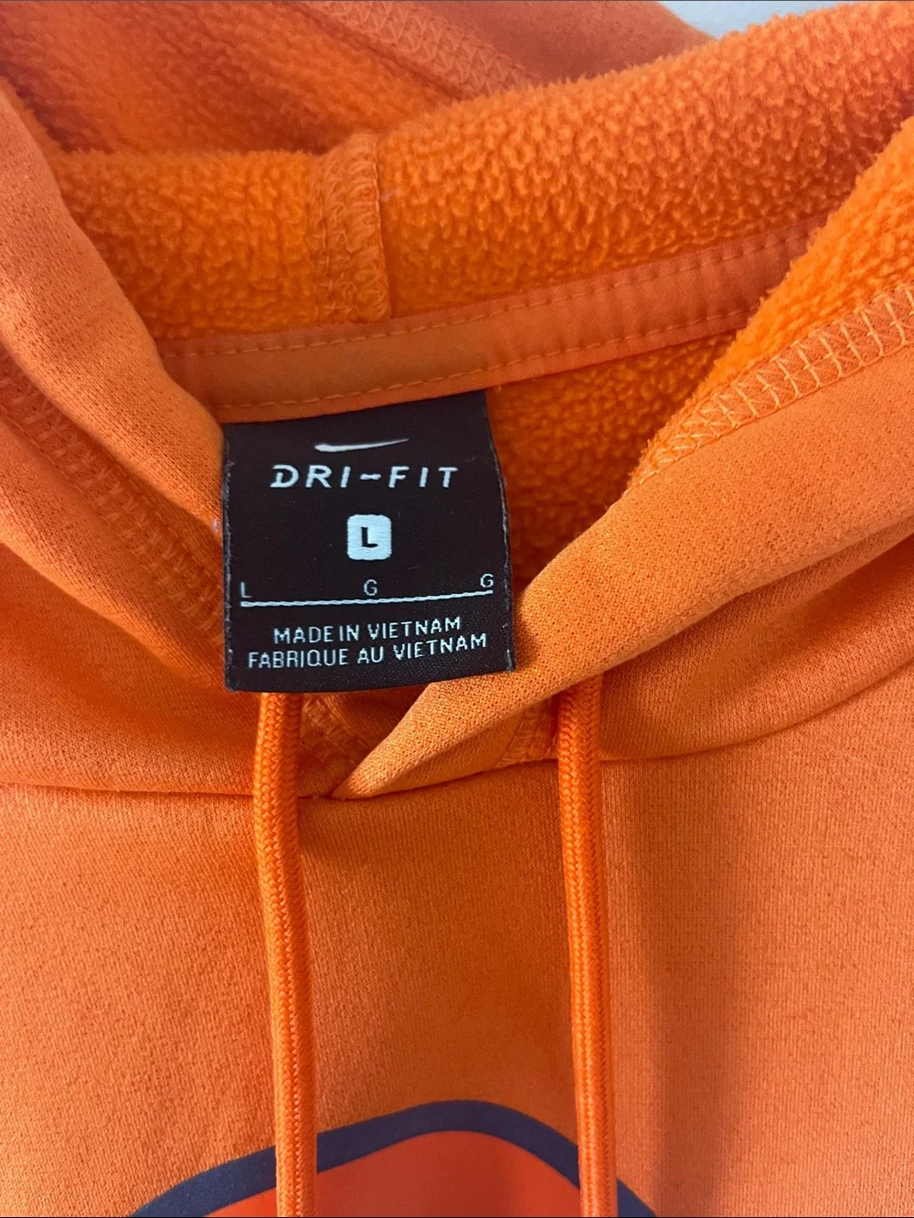 Nike Orange Broncos dri-fit Hoodie